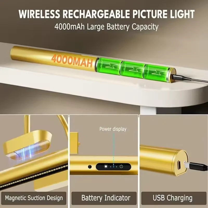 GalerieLux™ LED Bilderleuchte USB-C Fernbedienung