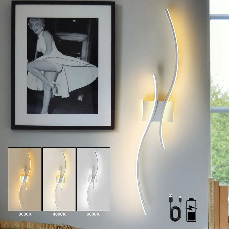 VoltAero™ LED Wandleuchte Wiederaufladbar Fernbedienung