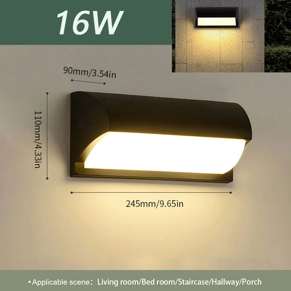 SturmLicht™ Außen LED Wandleuchte Bewegungsmelder