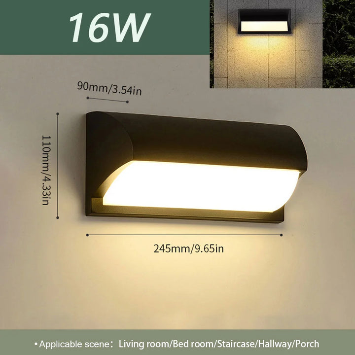 SturmLicht™ Außen LED Wandleuchte Bewegungsmelder