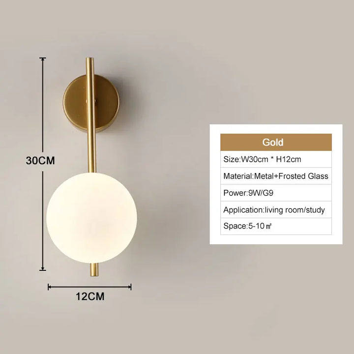 LichtWerk™ LED Wandleuchte Bewegungssensor Touch-Dimmer