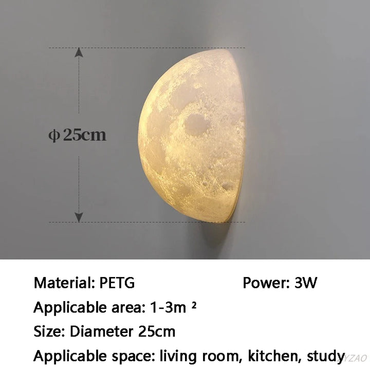 BauLuna™ Applique LED demi-lune Bauhaus