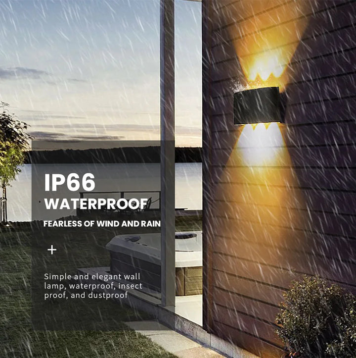 RainGlanz™ Up&Down LED Wandleuchte IP66