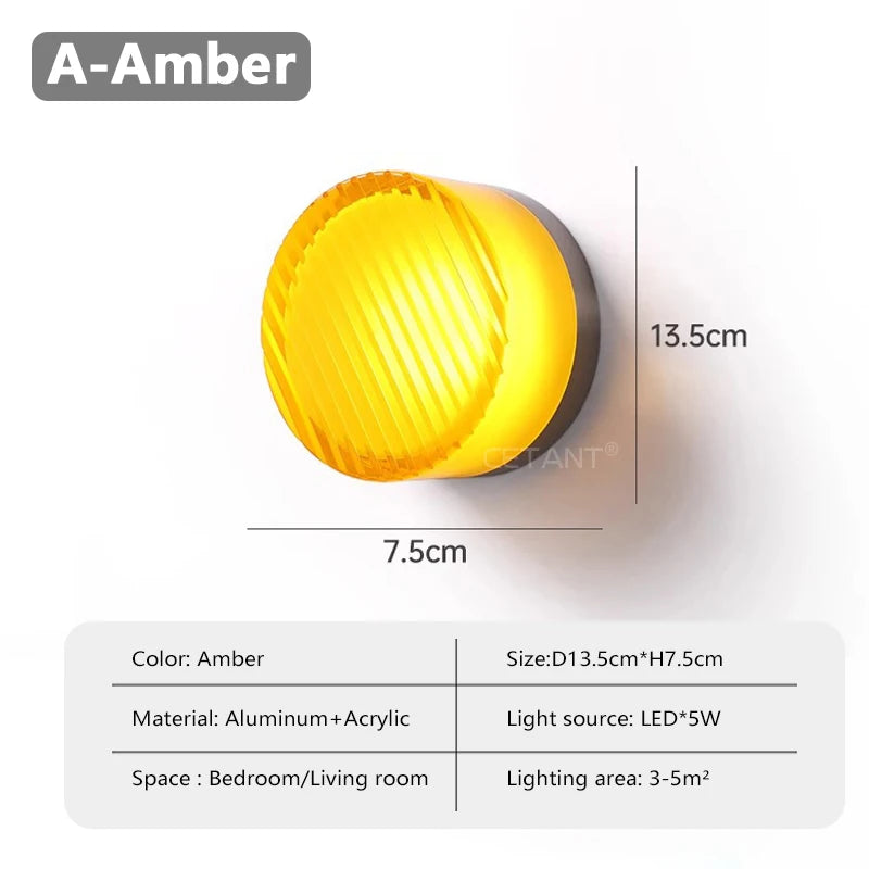 NordAura™ LED Wandleuchte Innen Atmosphäre