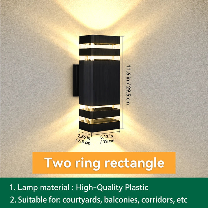 DoorGuard™ LED Wandleuchte wasserdicht Auße.