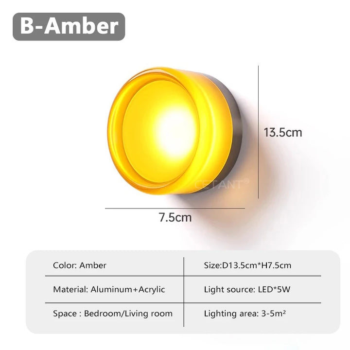 NordAura™ LED Wandleuchte Innen Atmosphäre