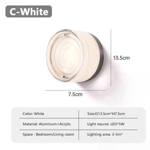 NordAura™ LED Wandleuchte Innen Atmosphäre