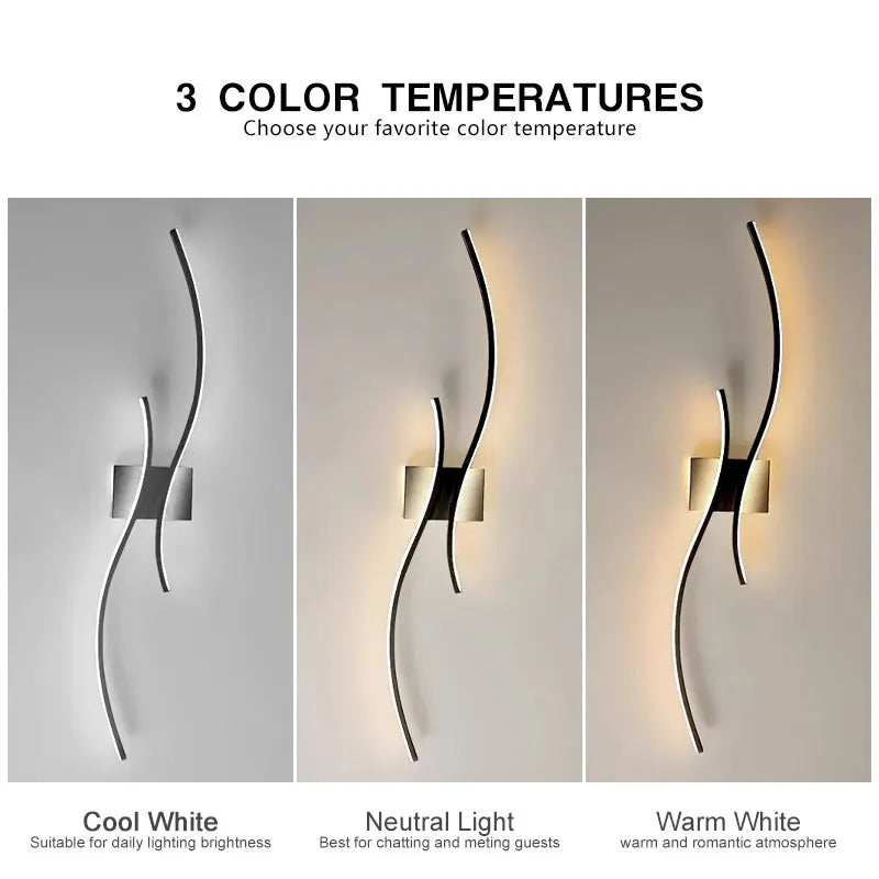 VoltAero™ Kabellose LED Wandleuchte Touch-Dimmer