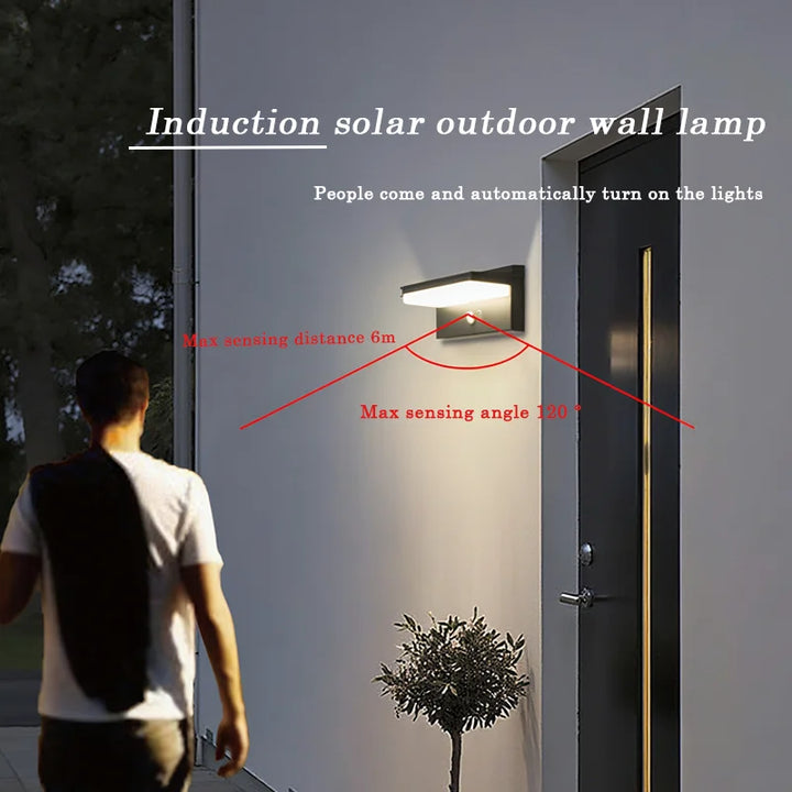 SunVerve™ Solar Sensor Wandleuchte IPX5