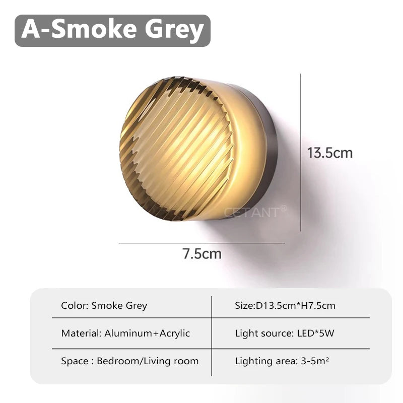 NordAura™ LED Wandleuchte Innen Atmosphäre