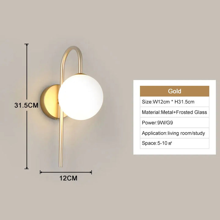LichtWerk™ LED Wandleuchte Bewegungssensor Touch-Dimmer