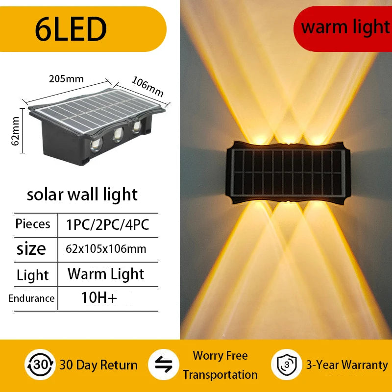 SunWelle™ Solar Up&Down Wandleuchte IP65