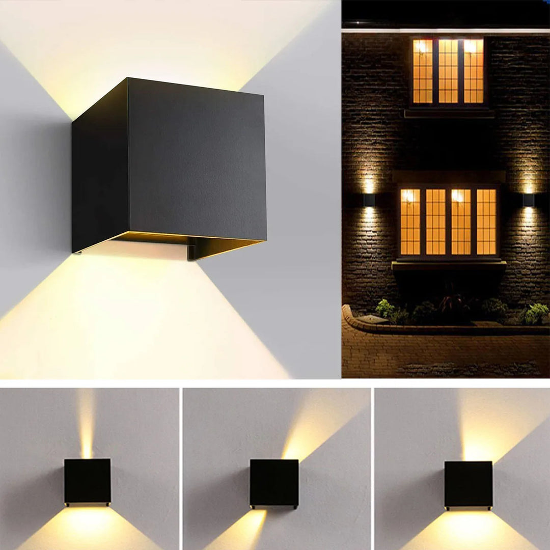 CubeGlow™ LED Wandleuchte verstellbarer Up&Down