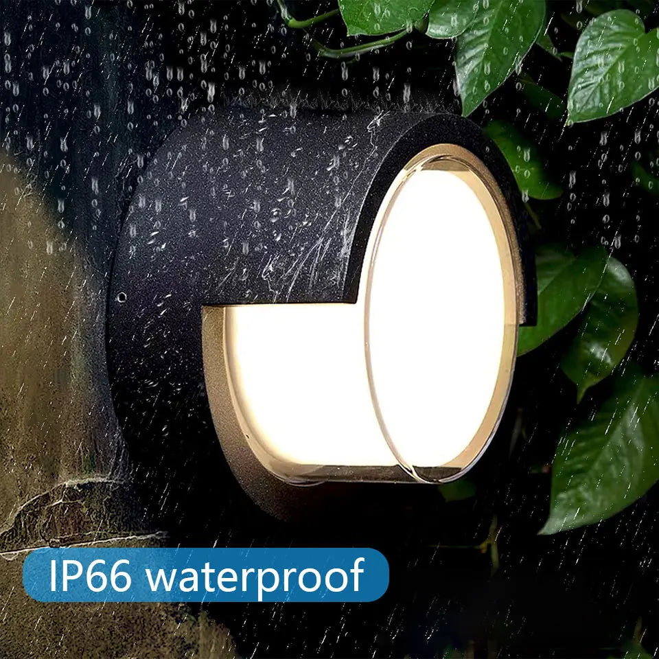 AquaHalo™ Runde Außenwandleuchte, Sensor-Option
