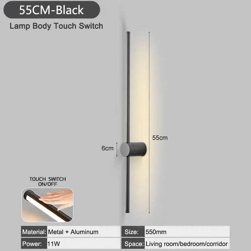 NordLicht™ LED Wandleuchte Schwenkarm Dimmer
