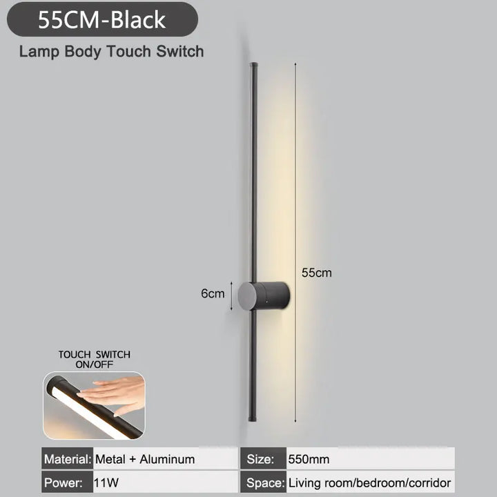 NordLicht™ LED Wandleuchte Schwenkarm Dimmer