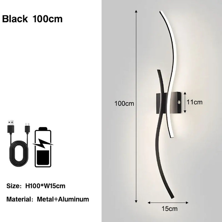 VoltAero™ LED Wandleuchte Wiederaufladbar Fernbedienung