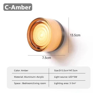 NordAura™ LED Wandleuchte Innen Atmosphäre