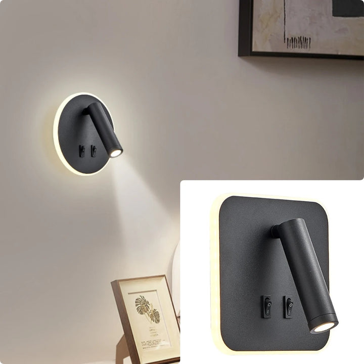 BeamNest™ LED Wandleuchte Drehbar Hintergrundlicht