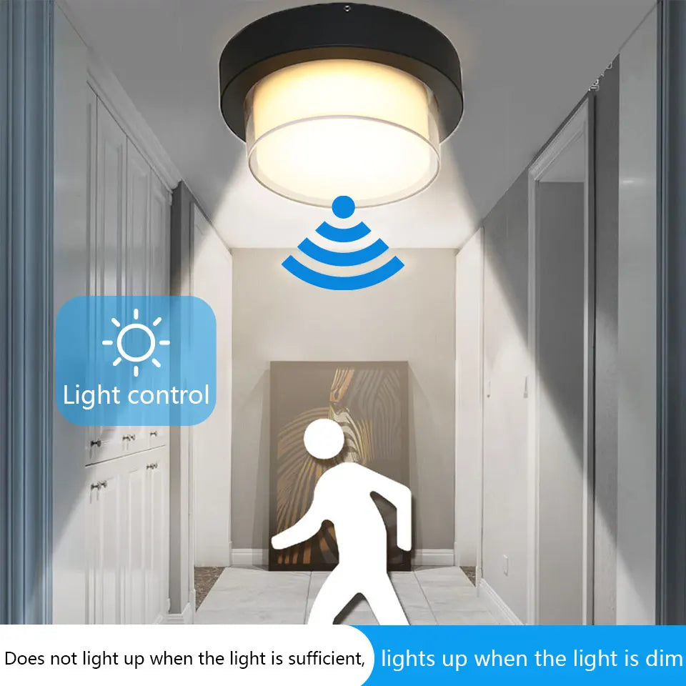 AquaHalo™ Runde Außenwandleuchte, Sensor-Option