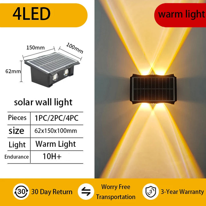 SunWelle™ Solar Up&Down Wandleuchte IP65