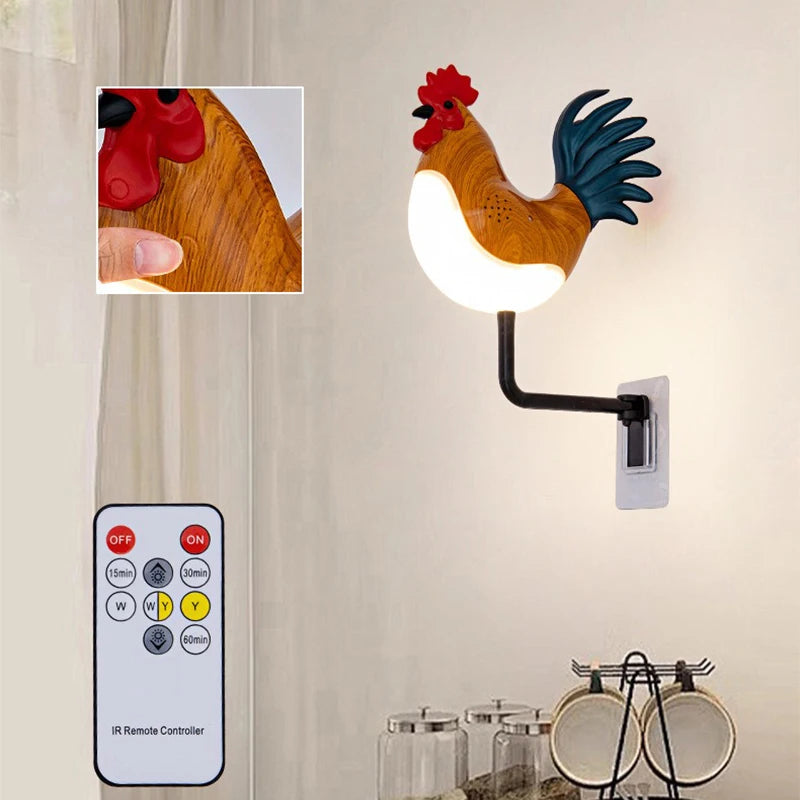 RustikLux™ LED Hahn Wandleuchte wiederaufladbar
