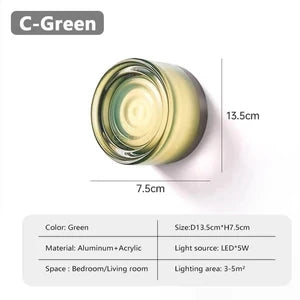 NordAura™ LED Wandleuchte Innen Atmosphäre