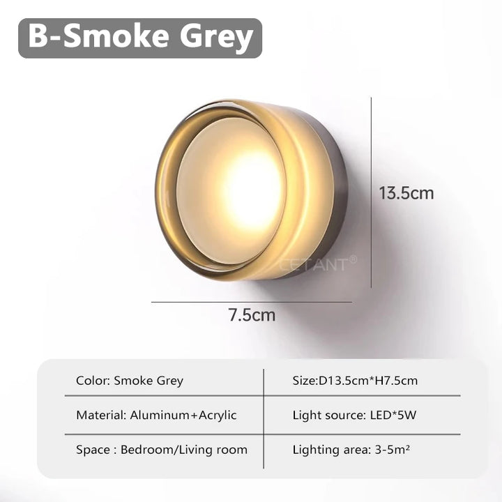 NordAura™ LED Wandleuchte Innen Atmosphäre