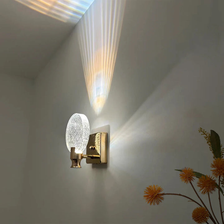 CrystalGlow™ LED Wandleuchte Kristall Dekor