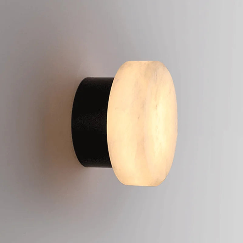 MarmoLux™ LED Wandleuchte Marmor Rund