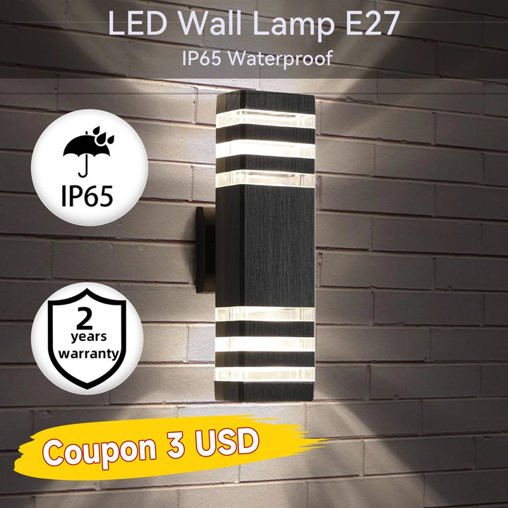 DoorGuard™ LED Wandleuchte wasserdicht Auße.