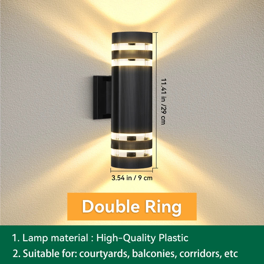 DoorGuard™ LED Wandleuchte wasserdicht Auße.