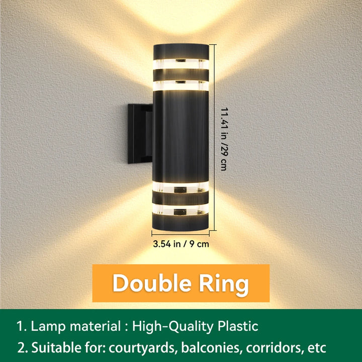 DoorGuard™ LED Wandleuchte wasserdicht Auße.