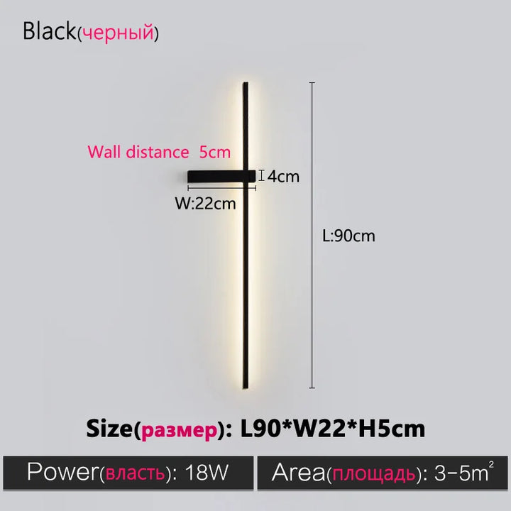 LineaLux™ LED Wandleuchte lineare Streifen