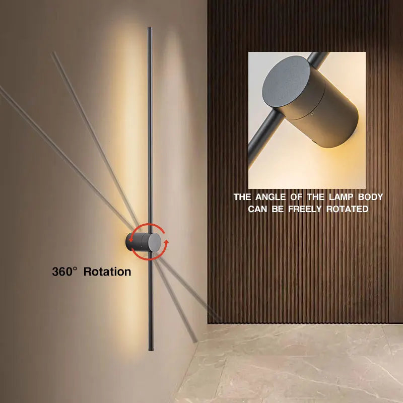 NordLicht™ LED Wandleuchte Schwenkarm Dimmer