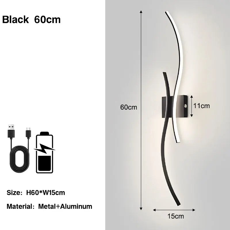 VoltAero™ LED Wandleuchte Wiederaufladbar Fernbedienung