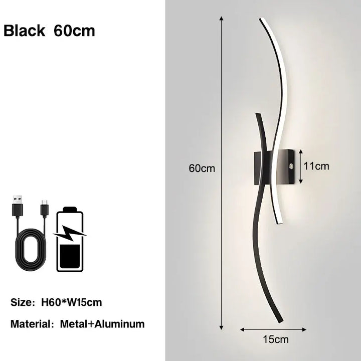 VoltAero™ LED Wandleuchte Wiederaufladbar Fernbedienung