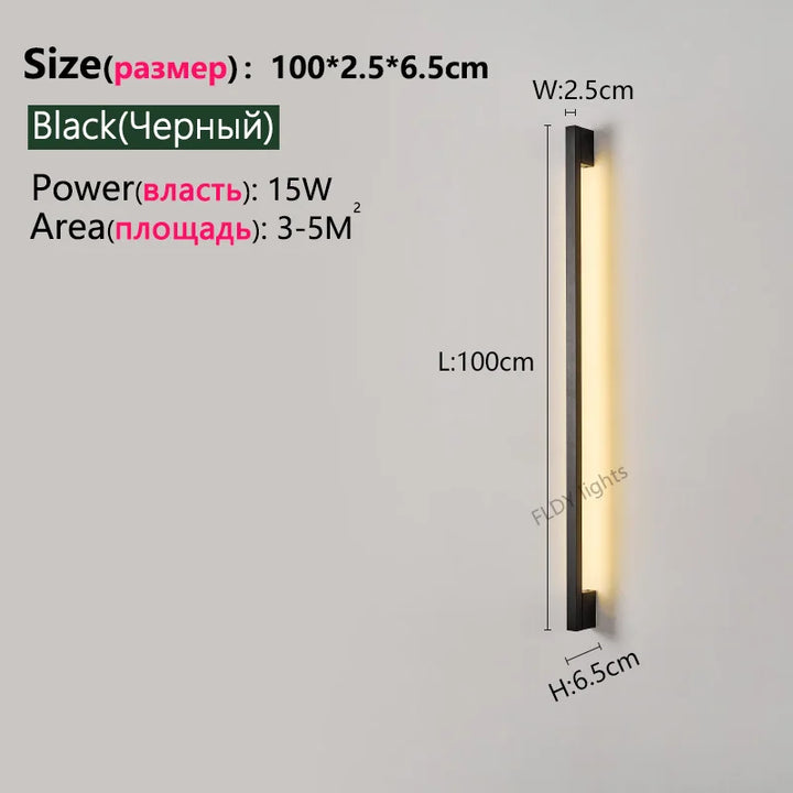 LumaNord™ Moderne LED Wandleuchte