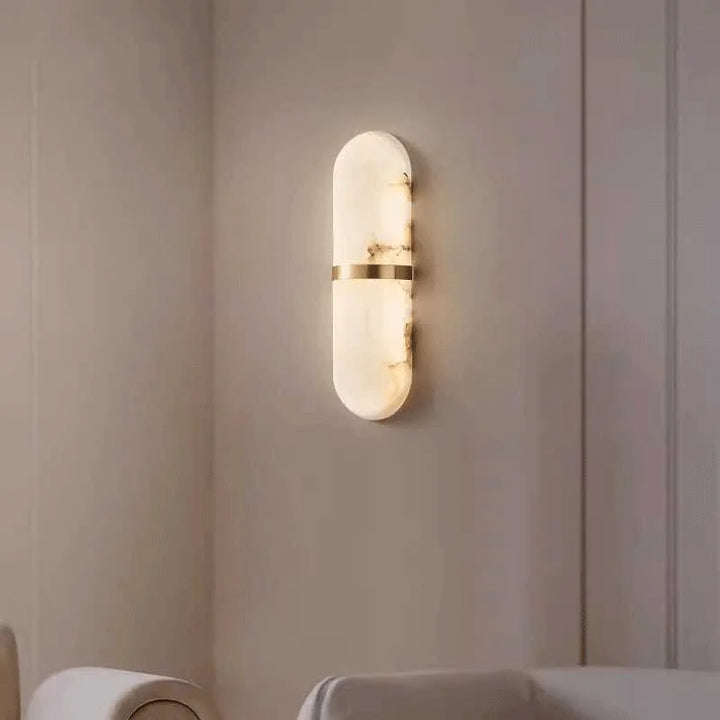 MarmoLux™ LED Wandleuchte Marmor Kupfer