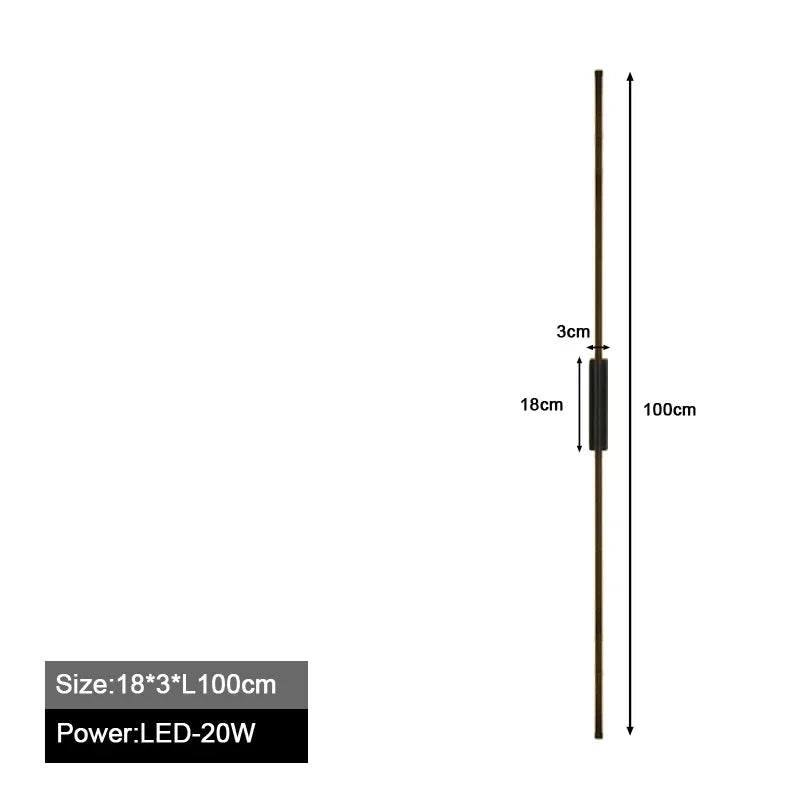 NordLinea™ Schlanke lineare LED Wandleuchte