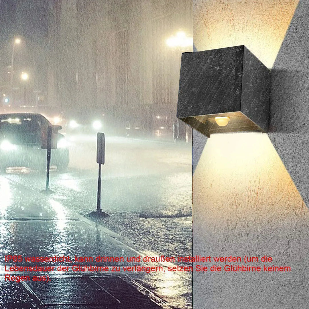 CubeGlow™ LED Wandleuchte verstellbarer Up&Down