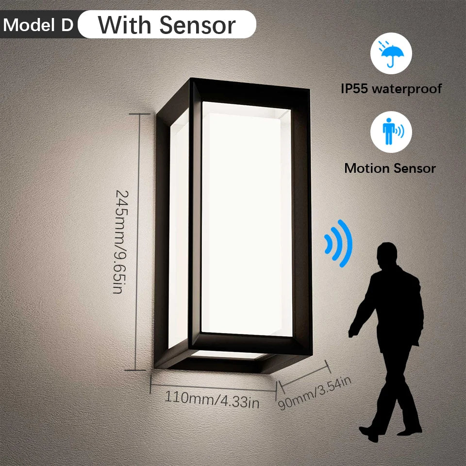 VoltAero™ RadarSensor LED-Wandleuchte IP55