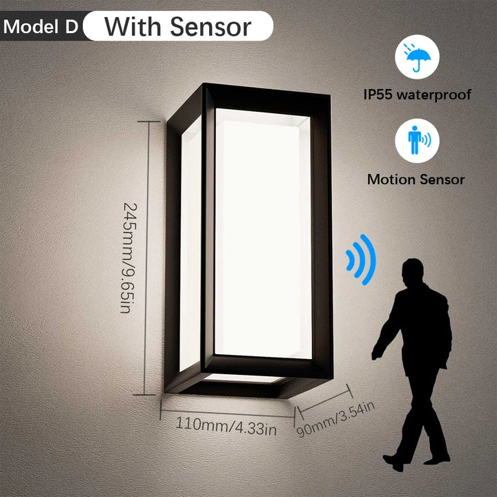 VoltAero™ RadarSensor LED-Wandleuchte IP55