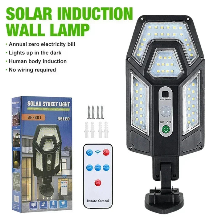 SolarGuard™ LED Wandleuchte IP65 Bewegungssensor.