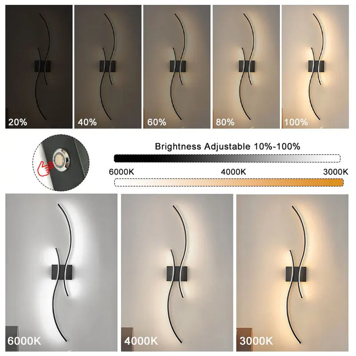 VoltAero™ LED Wandleuchte Wiederaufladbar Fernbedienung