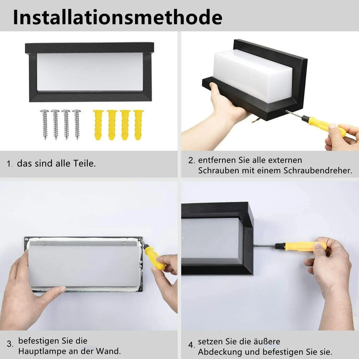 AquaGuard™ LED Wandleuchte IP44 Bewegungssensor
