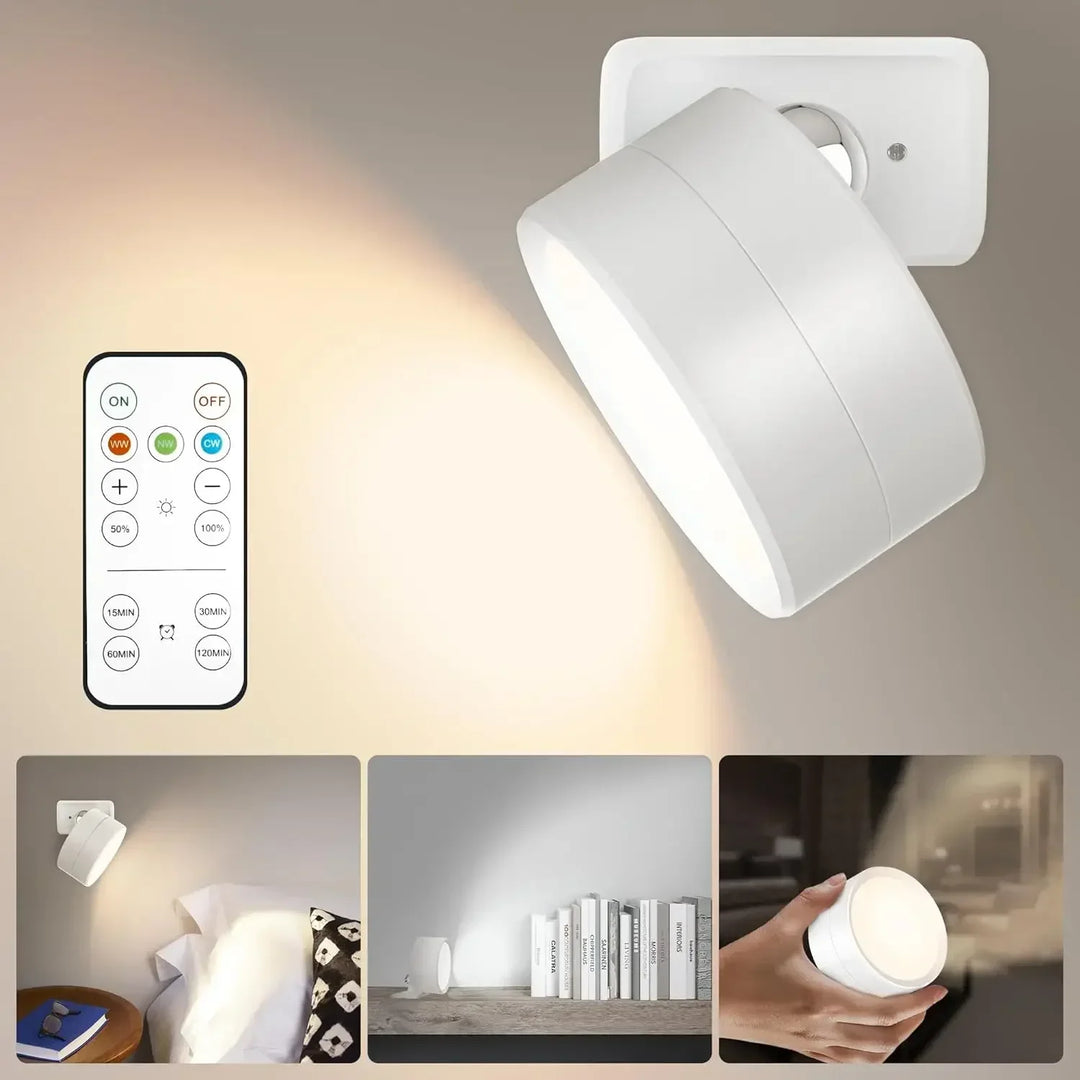 KlarWirk™ 360° Touch-LED-Wandleuchte, 3-Modi Akku
