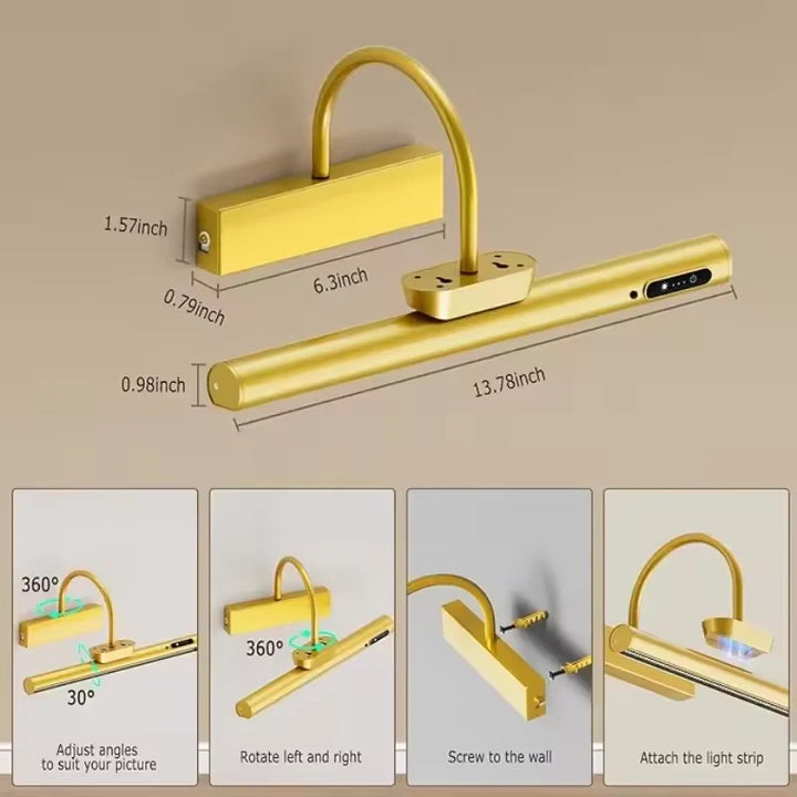 GalerieLux™ LED Bilderleuchte USB-C Fernbedienung