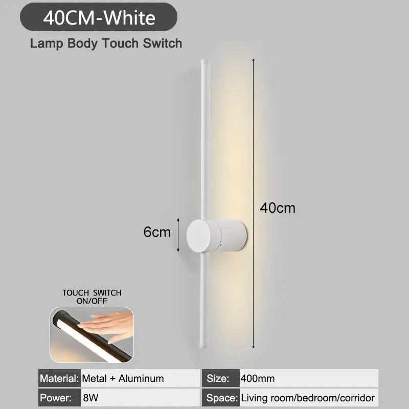 NordLicht™ LED Wandleuchte Schwenkarm Dimmer