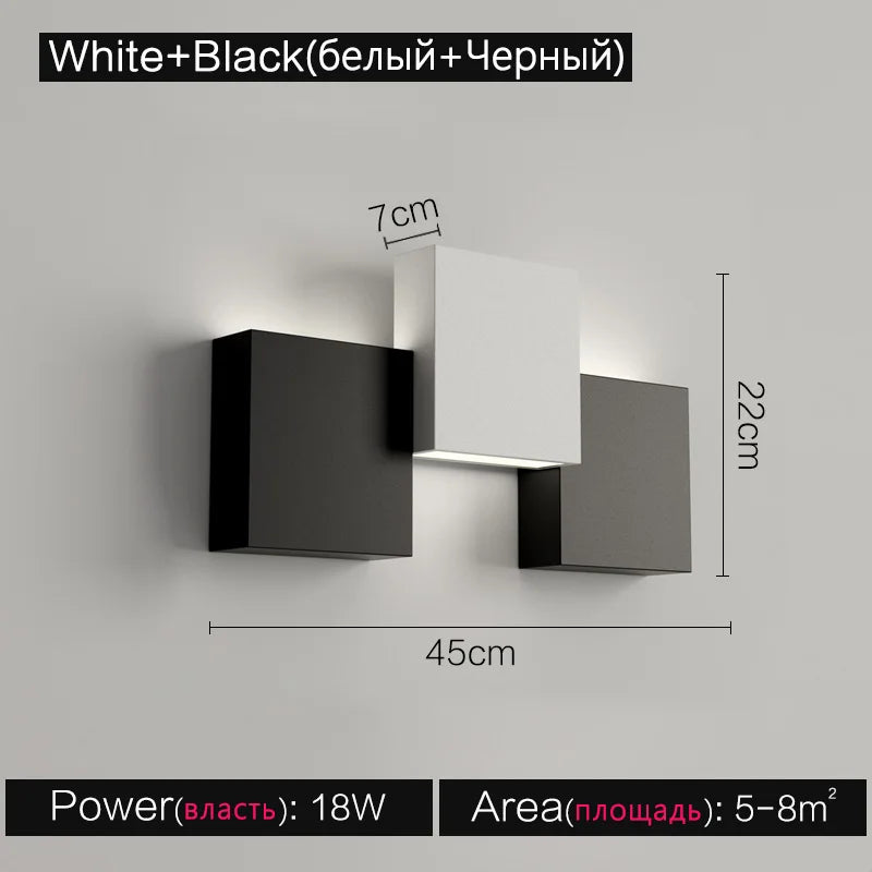 KlarWirk™ Geometrische LED Wandleuchte